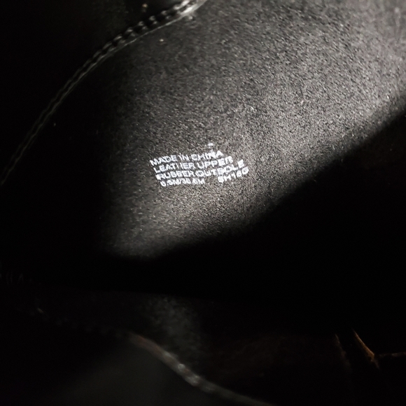 NEW Michael Kors Heather Black Leather Boots - Picture 8 of 14